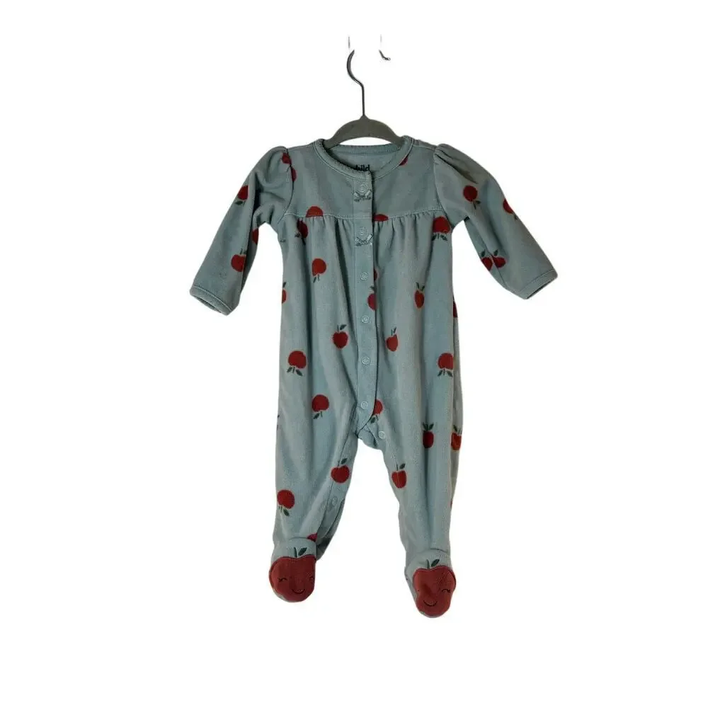 CHILD OF MINE by Carter’s Girl’s Fleece Footed Pajama / Size: 0-3 Months